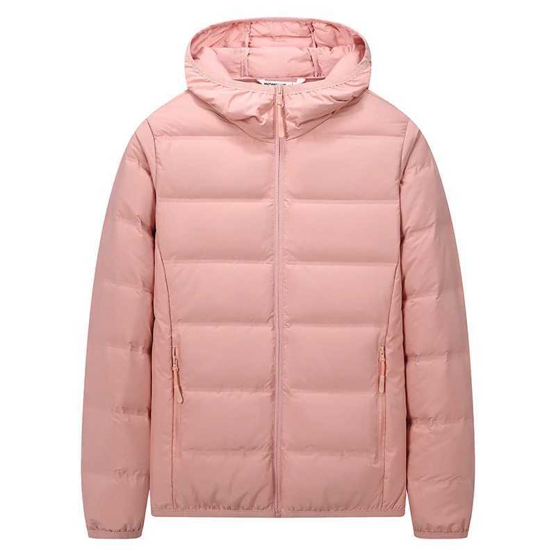 New autumn and winter duck down jacket mens hood ultra light ultra-thin waterproof and comfortable jacket mens jacket W240906