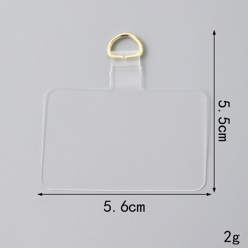New universal mobile lanyard phone case fixed card TPU patch gasket clip ultra-thin anti drop hanging piece for women