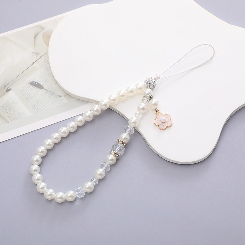 Xiaoxiangfeng Pearl Xiaohua Hanging Rope, Phone Case, Beaded Pendant, Anti drop Chain, Female