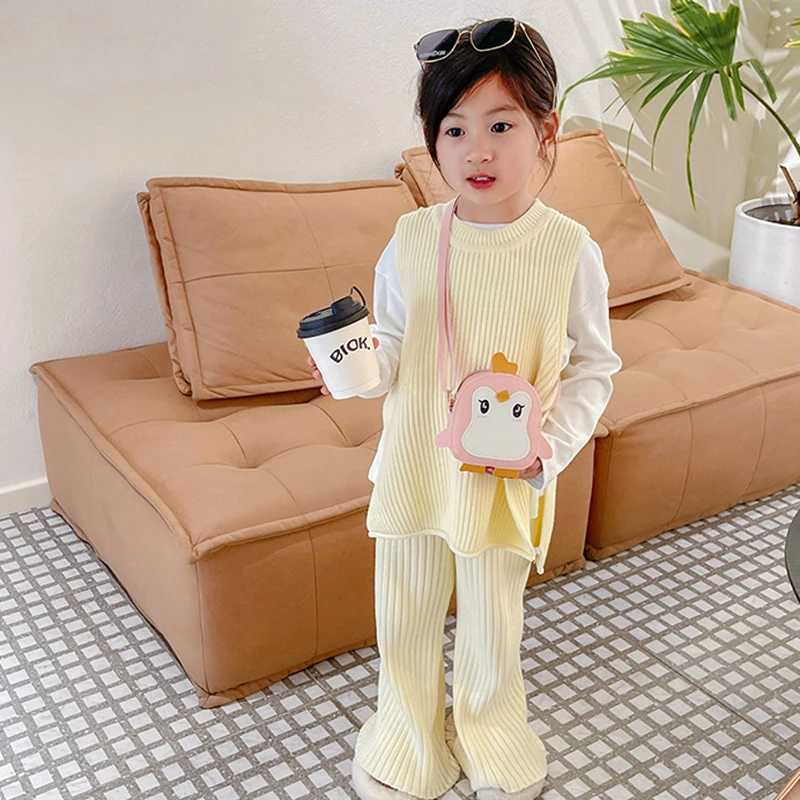 Cartoon Penguin Childrens Cross Body Bag Cute Mini Girl Shoulder Bag Fashion Childrens Messenger Bag Coin Wallet Accessories W240906