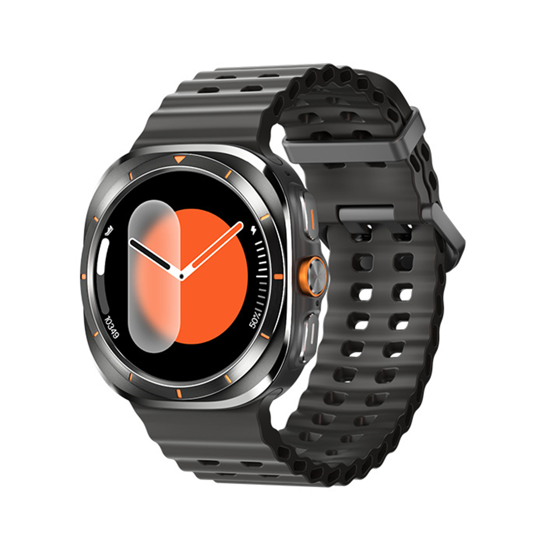 W7 Ultra Smart Watch HD Amoled 1.5-inch Screen Quick Release Strap 46mm Sport Bluetooth Call NFC Wireless Charger Heart Rate IP68 Waterproof FitCloudP