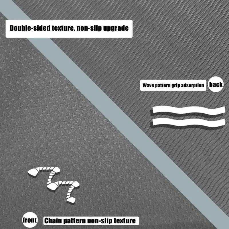 Anti slip mat skipping rope mat yoga mat 6MM/8MM home gym floor shock-absorbing fitness mat for indoor and outdoor floor skipping rope W240906