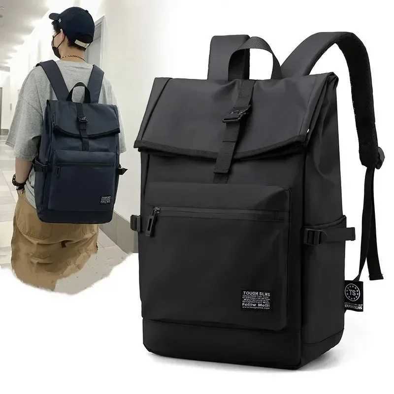 CMM 2024 Student Schoolbag Simple Men s Casual Travel Bag Lightweight Large 15 6 Inch Laptop Backpack for Men Easy Carry Luggage 240907