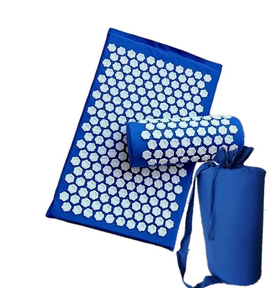 Acupuncture Lotus Acne Massage Yoga Mat Carpet and Pillow Massage Acupuncture Yoga Mat W240906