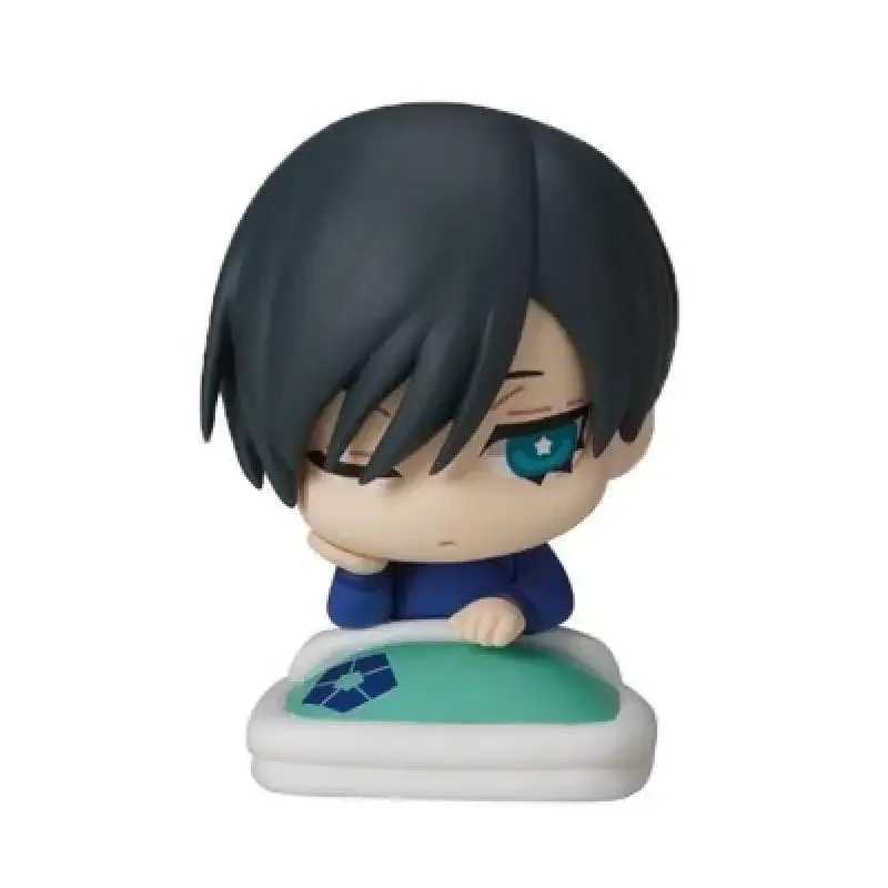 Anime Blue Lock Sleep Gashapon Figures Nagi Seishiro Isagi Yoichi Action Figure Halloween Decoration Pvc Model Xmas GiftXJ240905