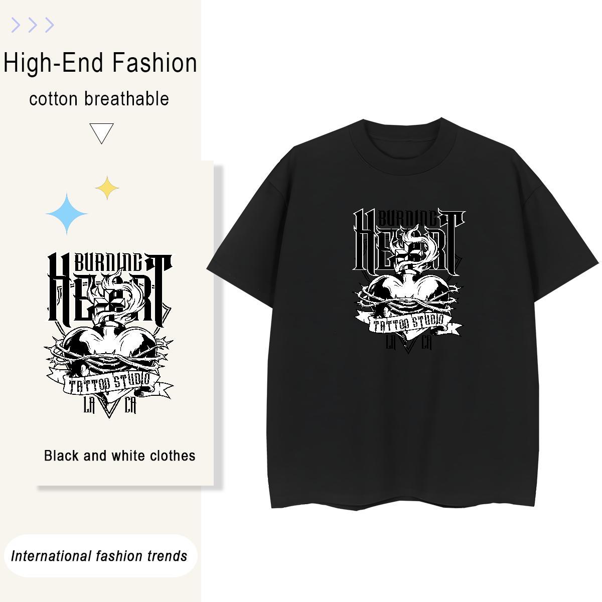 Fashion Woman T Shirts 230g 100% Cotton Short sleeve Soft Casual logo Unisex Tshirts Nice Custom Printing Clothes Shirt