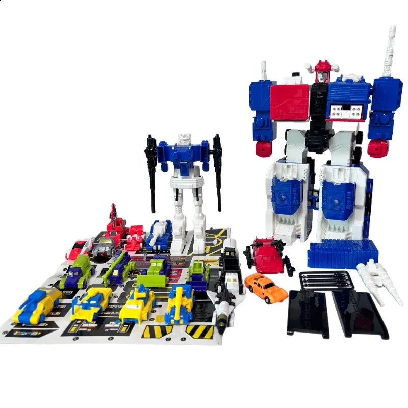 In Stock Transformation Ko G1 Metroplex Three Transformations Beast Dinobot 5 in 1 Action Figures Toy Gift Collection 240902