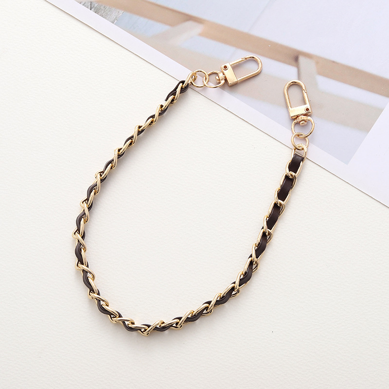 Yilian New Handmade Leather Handheld Phone Case DIY Jewelry Pendant Women's Bag Small Fragrance Feng Shui Cup Chain