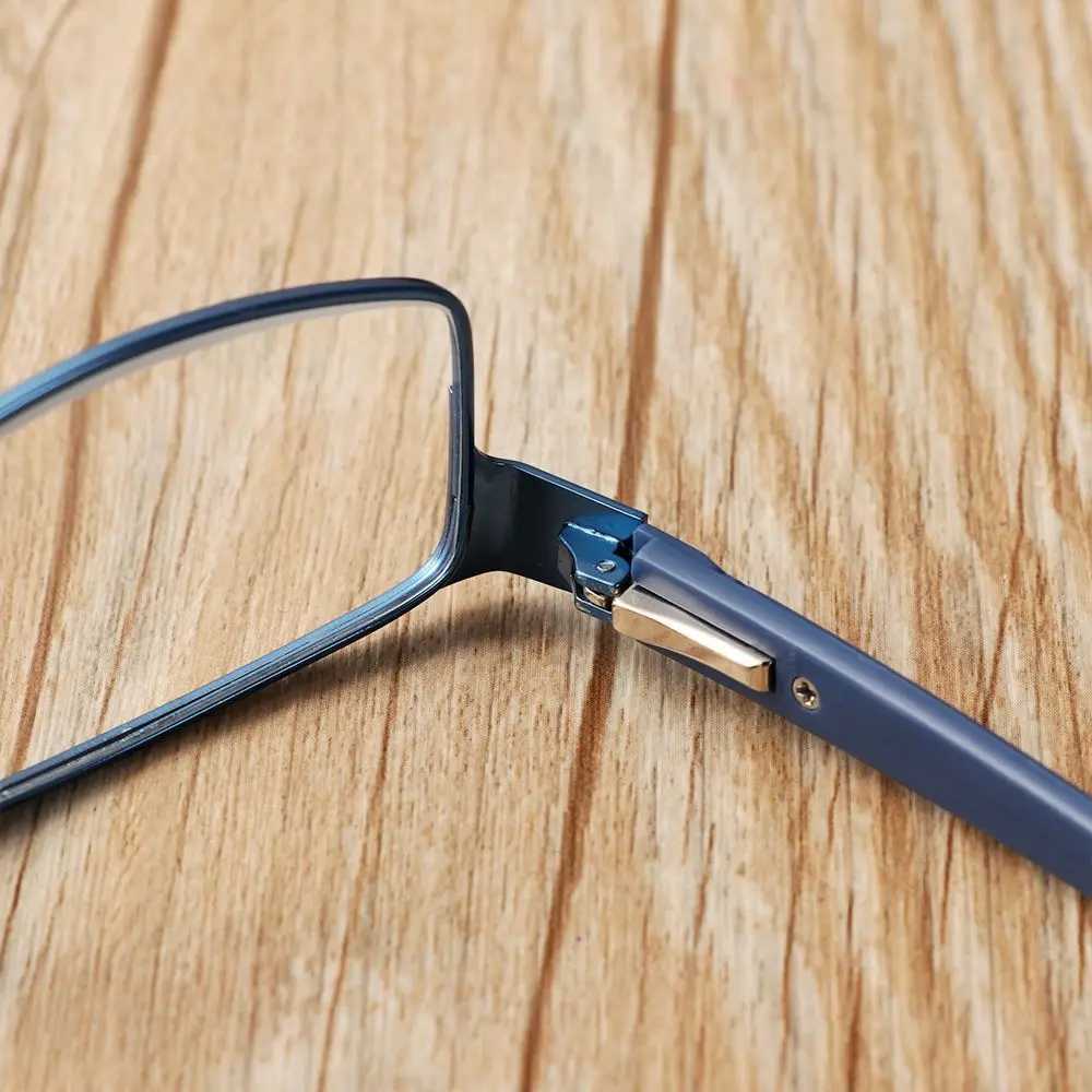 Newly arrived mens business reading glasses titanium alloy frame mens Hyperopia Presbyterian prescription glasses W240906