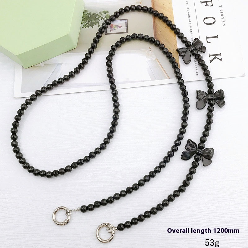 Yi Lian's New Multiple Cases with Diagonal Cross Beaded Acrylic Single Shoulder Chain Phone Hanging Rope Pearl Pendant for Women