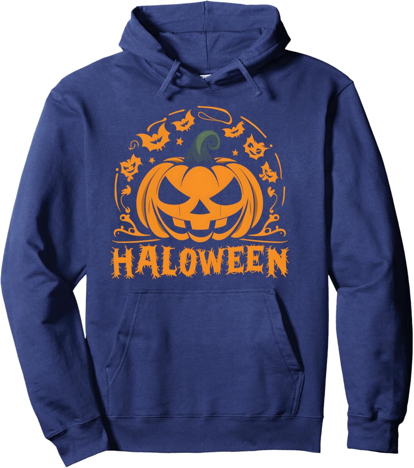 Hoodie for Mens Womens Halloween Pumpkin Scary Jack Spooky October 31 Graphic Tees Pullover Hoodie Graphic Hoodies sweatshirt Pullover Long Sleeve