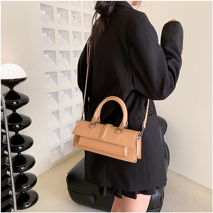 2024Women's Stylish Faux Leather Crossbody Bag - Versatile Shoulder Handbag for Daily Use