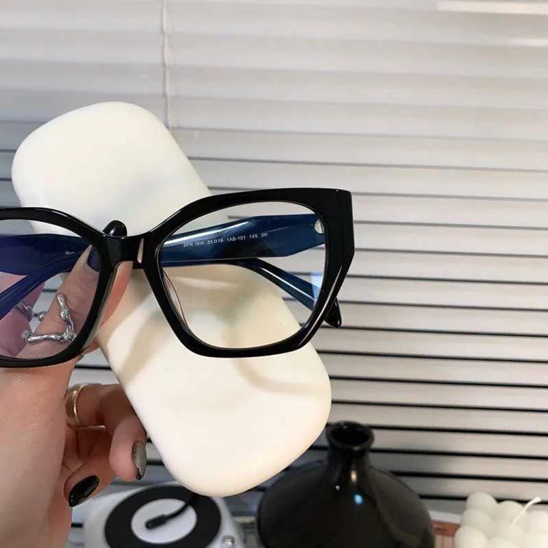 Printed fancy reading glasses for elderly people with polygonal colored frames in Europe and the United States mens and womens new+1.0 W240906