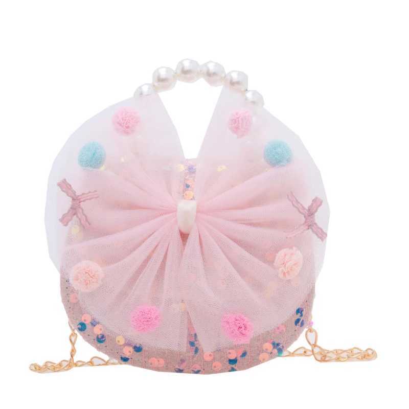 Princess bag childrens wallet and handbag butterfly bag fashionable candy cross body bag female mother and childrens bag W240906