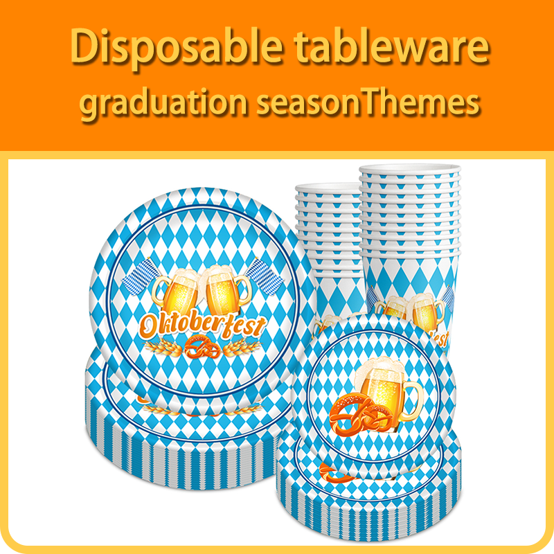 Beer Festival themed party birthday supplies suitable for beer festival birthday party decoration tableware set