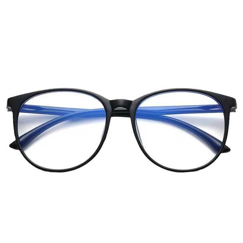 Transparent computer glasses glasses frame womens anti blue light circular glasses blocked glasses optical glasses frame W240906