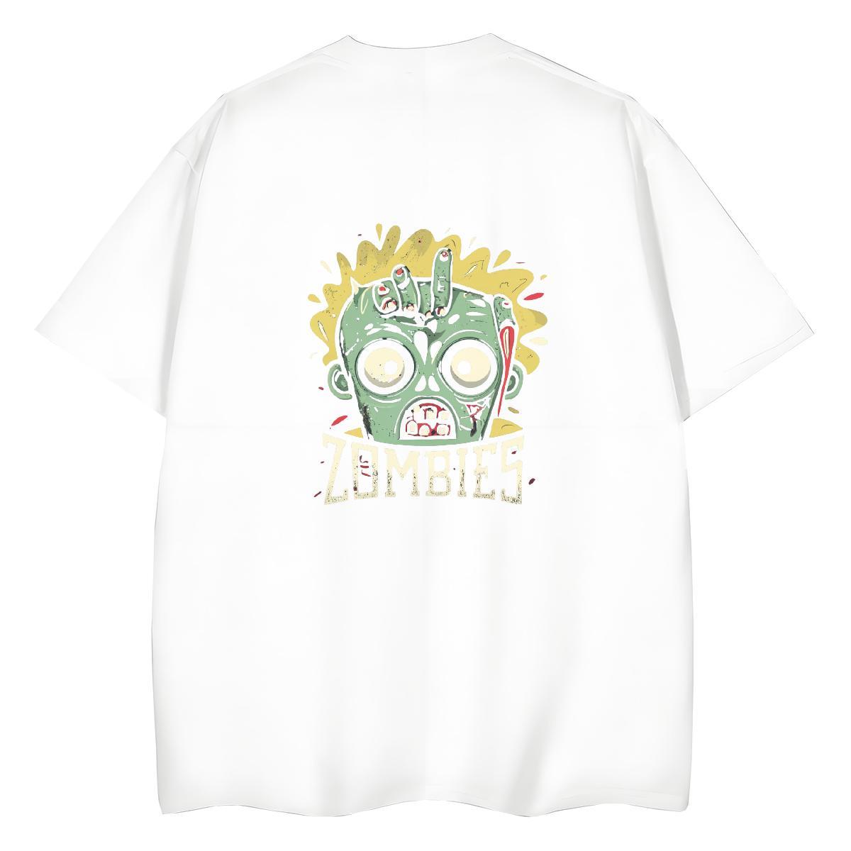 Fashion New T-Shirts for Women 230g Pure Cotton Breathable Crew Neck Street Wear skull Woman Tshirt Comfortable Cartoon Anime Tees Shirts
