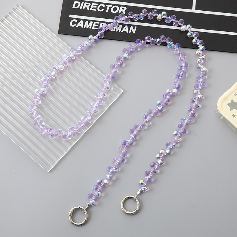 Yilian's new colorful water droplet crossbody exquisite single shoulder bag chain accessories phone case hanging pendant