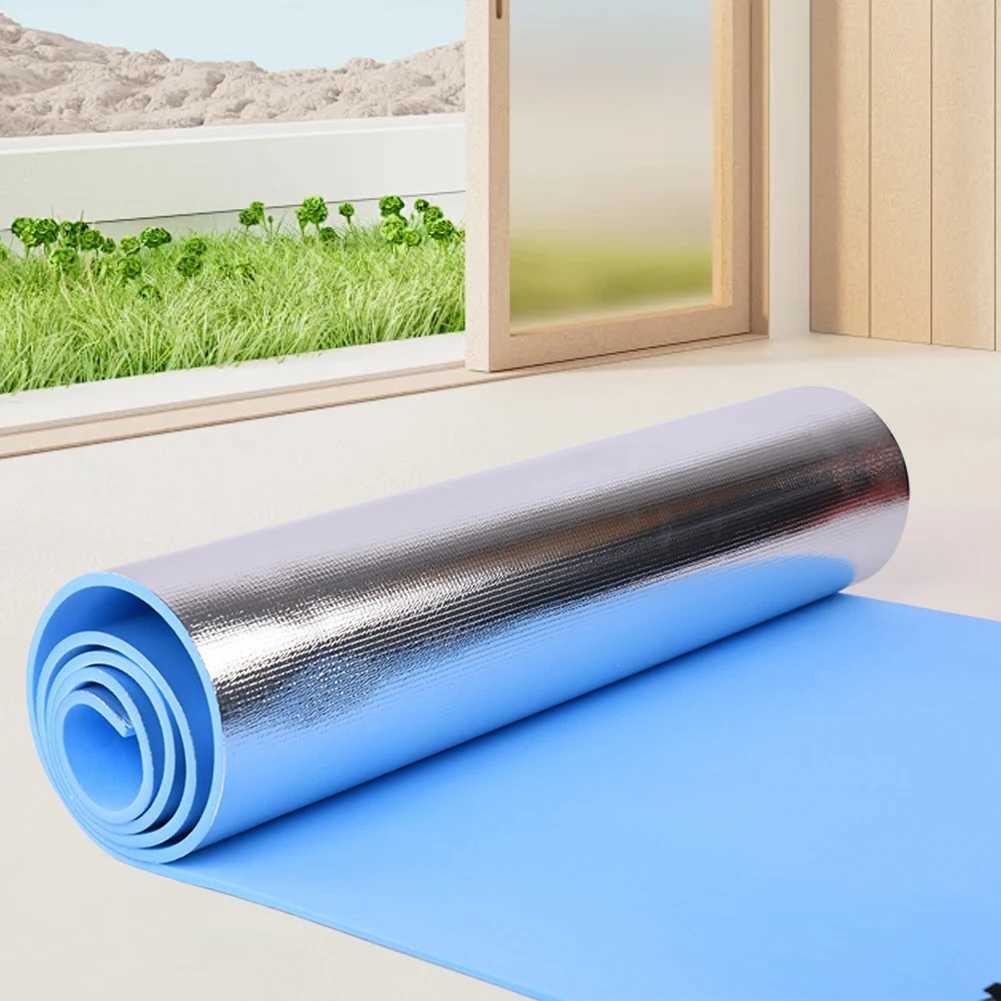 Waterproof yoga mat moisture-proof yoga mat thick aluminum film sports mat portable multifunctional fitness and exercise mat W240906