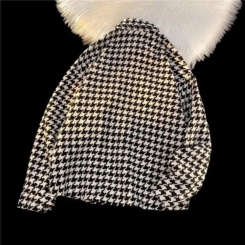 Autumn jacket mens Overisized High Street unisex fashion simple pocket n hunting dog shoe Harajuku Korean style item 240904