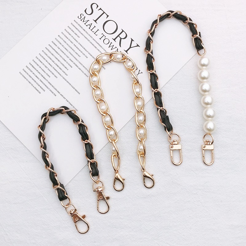 Yilian Jewelry New DIY Phone Case Clip Leather Bracelet Anti drop Hanging Girl Pearl Bag Carrying Chain