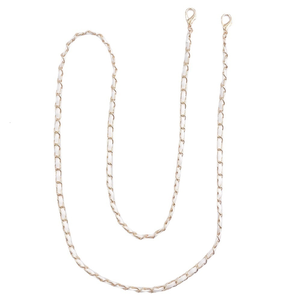 Yi Lian's new handmade leather clip chain DIY phone case accessories for women's bags and crossbody shoulder straps