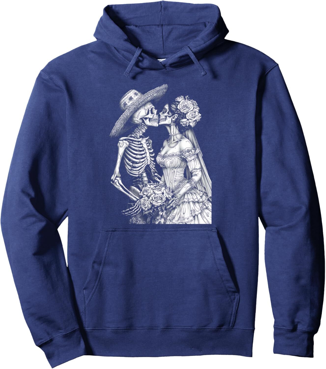 Hoodie for Mens Womens Skeleton Wedding Bride And Groom Day Dead Halloween Graphic Pullover Hoodie Graphic Hoodies sweatshirt Pullover Long Sleeve