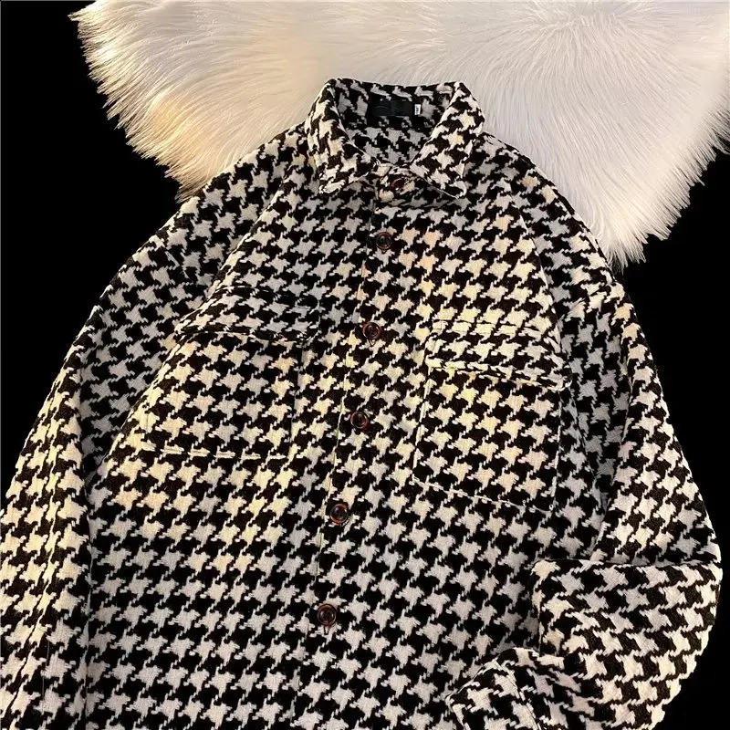 Autumn jacket mens Overisized High Street unisex fashion simple pocket n hunting dog shoe Harajuku Korean style item 240904