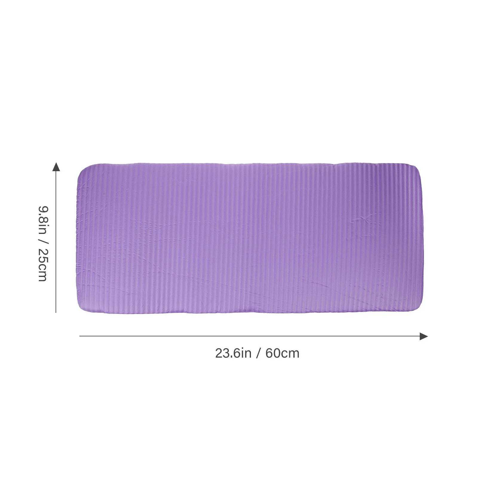 Abdominal wheel pad supports elbow yoga assistance 1 piece of 60 * 25 * 15cm pad (purple) supply soft knee pad puffed food W240906