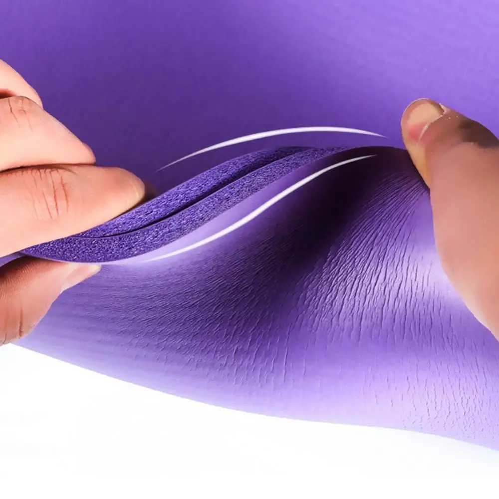 Anti slip yoga mat thick NBR yoga exercise mat home fitness exercise yoga prat mat fitness gym Pilates mat W240906