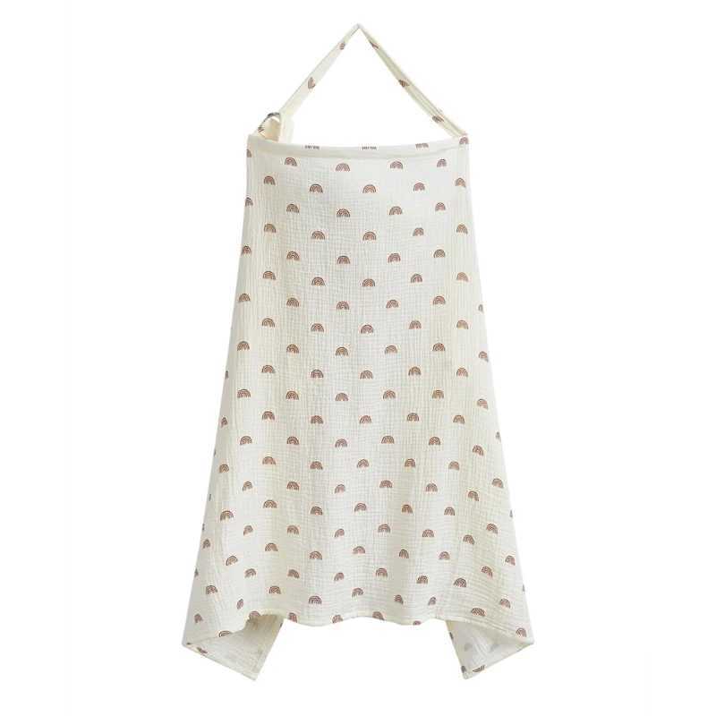 Cotton Breastfeeding Cover Breathable Plain Care Cover Infant Breastfeeding Care Apron Breastfeeding essence W240907