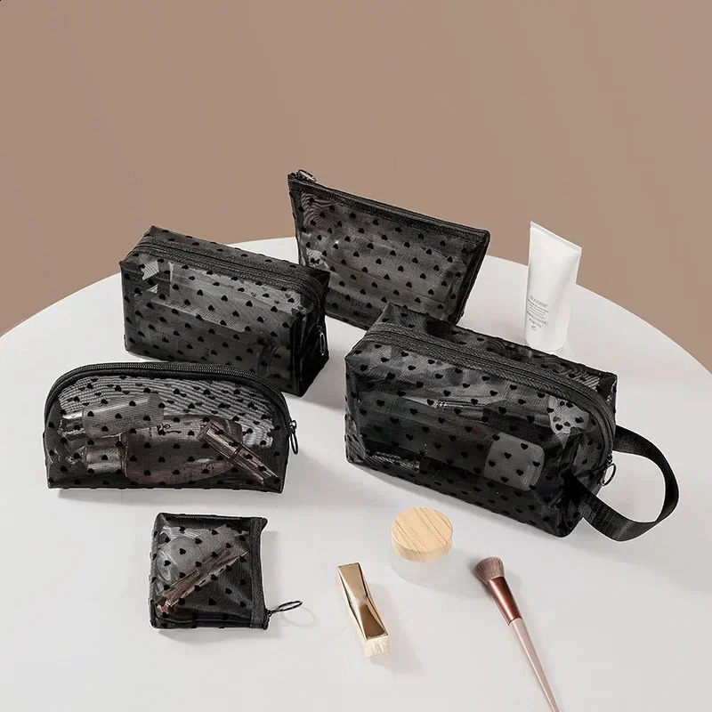1 piece womens makeup bag womens makeup storage bag Neseser ClearPink makeup bag womens makeup bag 250410