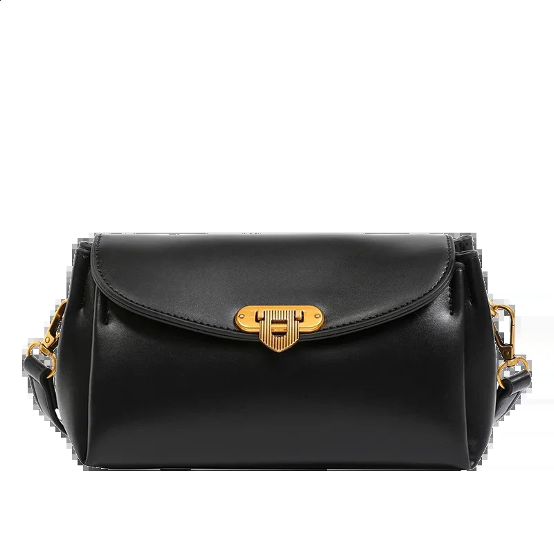 Light Solid PU Hasp Sewing Thread Shoulder Bags 2024 Fashion Casual Versatile Minimalist Womens Crossbody 240906
