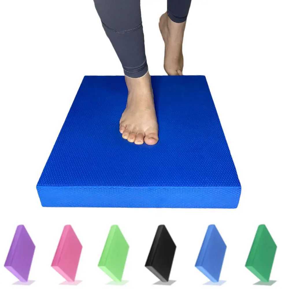 Soft balance pad TPE yoga pad foam exercise pad thick balance pad fitness yoga pilates balance board for physical therapy W240906