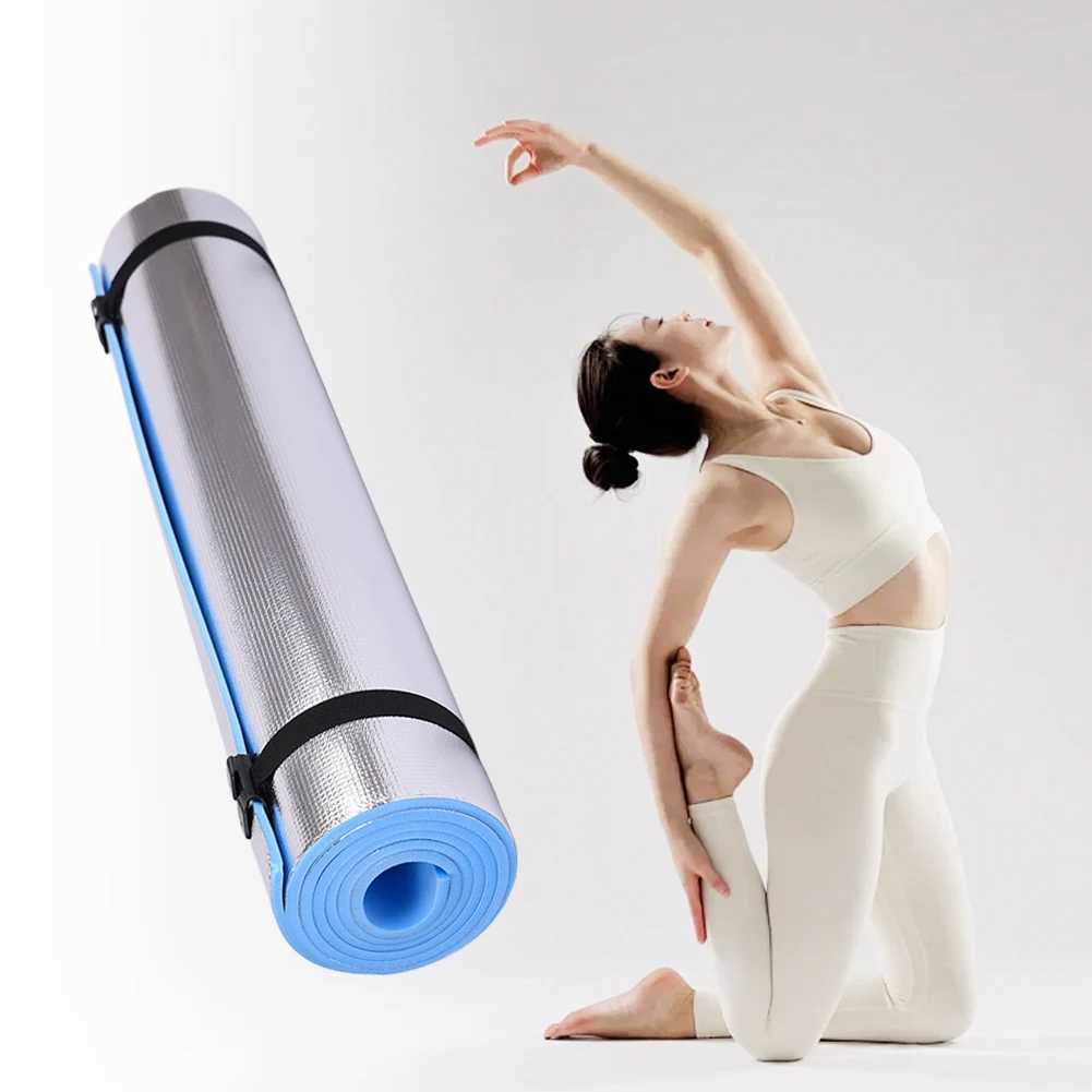Waterproof yoga mat moisture-proof yoga mat portable aluminum film exercise mat multifunctional fitness mat W240906