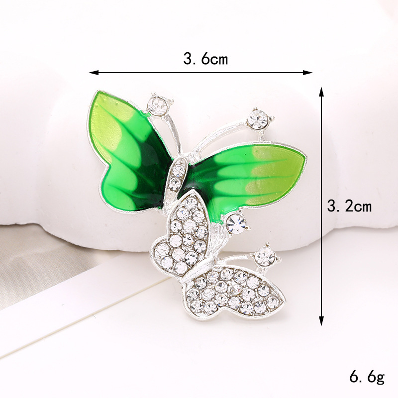 Creative new inlaid butterfly phone case beauty sticker diamond material light zinc alloy DIY jewelry accessories