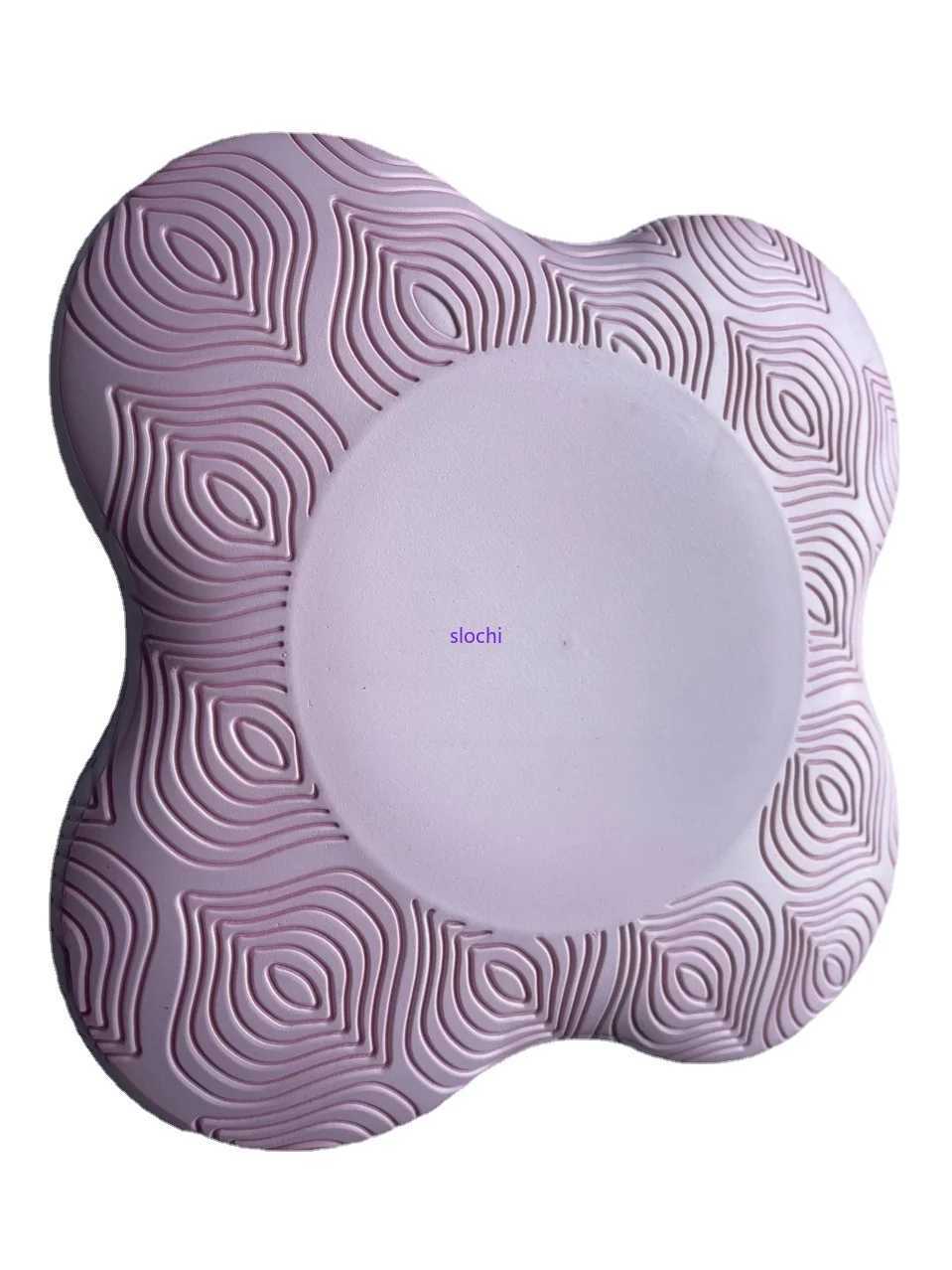 One Pilates knee pad hands anti slip solid color protective pad yoga pad flexible knee pad soft TPE foam pad W240906