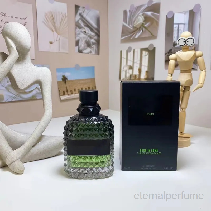 Perfume Born In Roma Intense Roma Green Stravaganza Donna Fragrance 100ml Long Lasting Smell Brand EDP Parfum Men Women Neutral Cologne Spray Good Quality123a