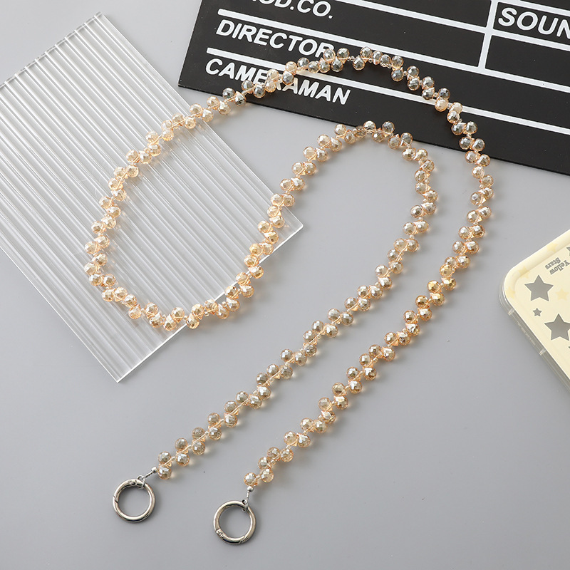 Yilian's new colorful water droplet crossbody exquisite single shoulder bag chain accessories phone case hanging pendant
