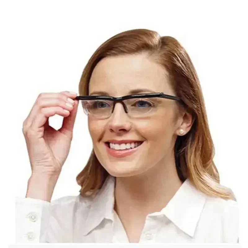 Myopia Presbyopia Glasses Adjustable Prescription Universal Focus Length Correction Womens Fashion Brand Design W240907