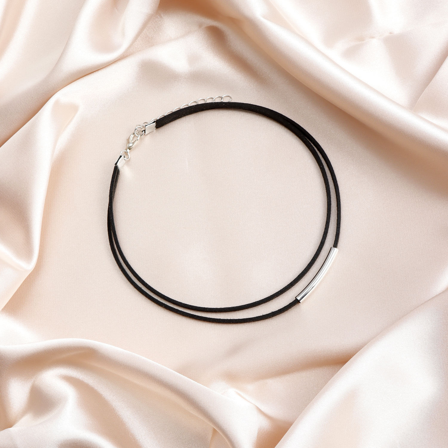 Punk Minimalist Double Layered Choker Necklaces For Women Y2K Gothic Aesthetic Vintage Grunge Jewelry Accessories Lady Party Club Bithday Holiday Neck