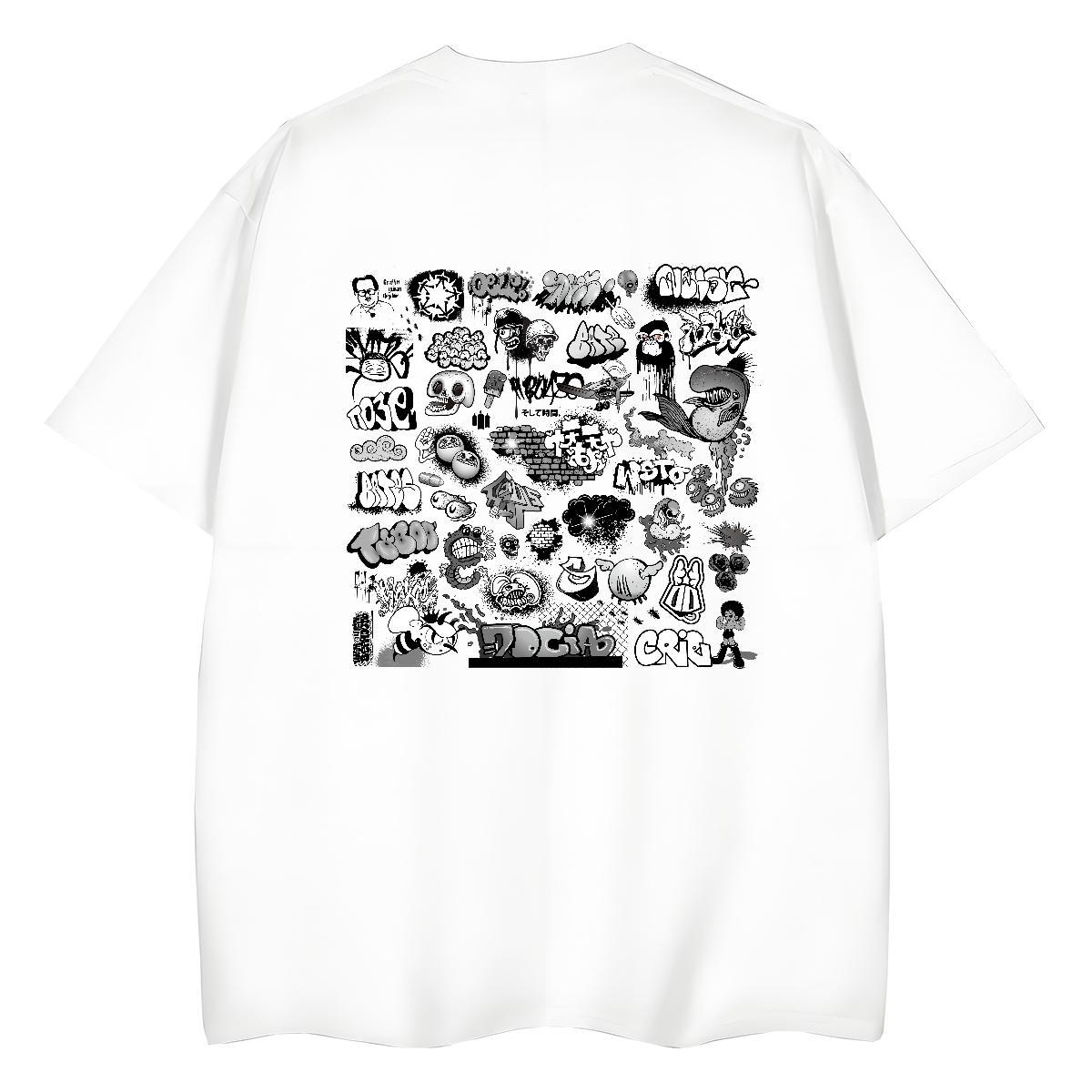 Custom T Shirts Women 230g Pure Cotton Short Sleeve O-Neck Sports Casual skull Woman Tshirt Soft DIY Printed Tops Shirt