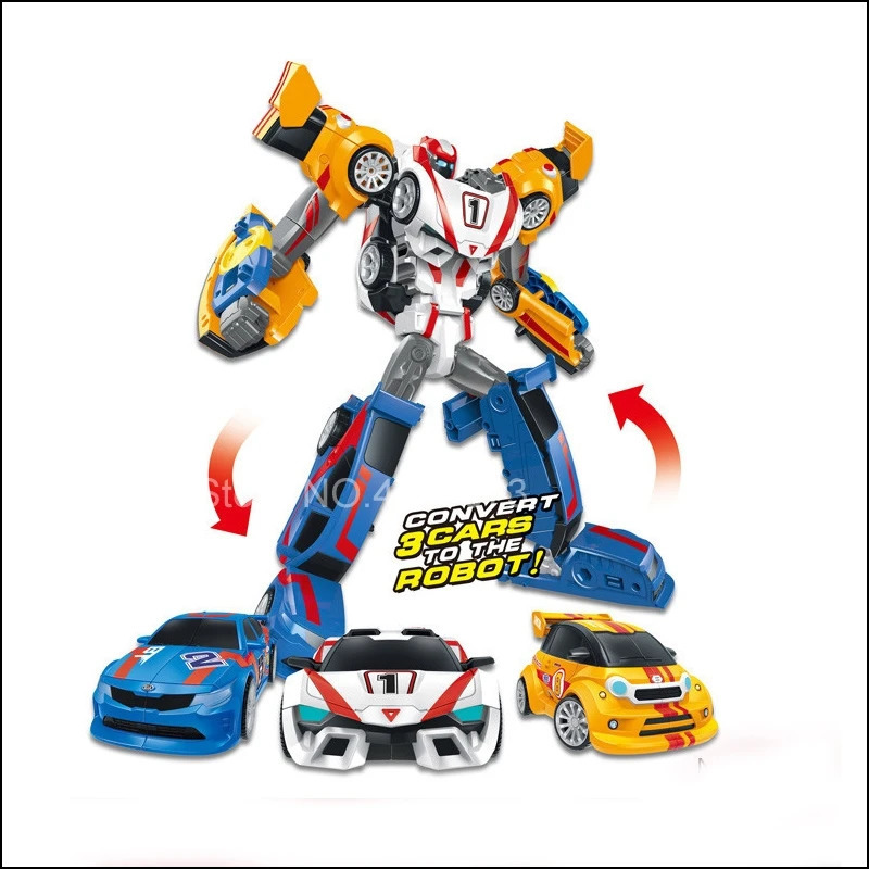 3 In 1 Tobots Transformation Robot Korea 2 In 1 Cartoon Brothers Anime Deformation Car Airplane Toys for Child Christmas Gift 240902