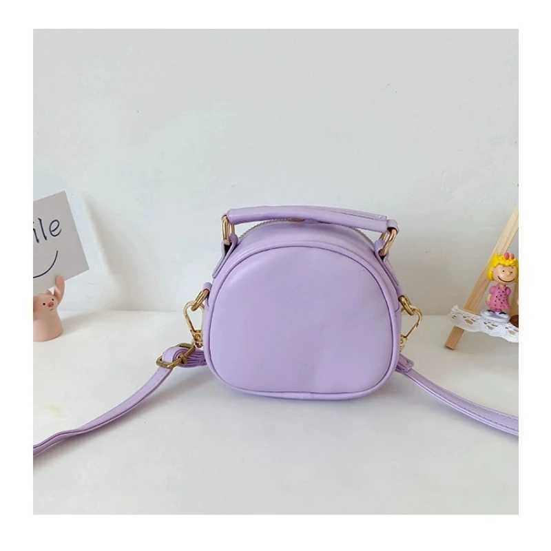 Childrens Fashion Shoulder New Princess Girl Daily Cross Body Bag Key Snack Coin Money Bag Mini Womens Handbag Childrens Messenger Bag W240906