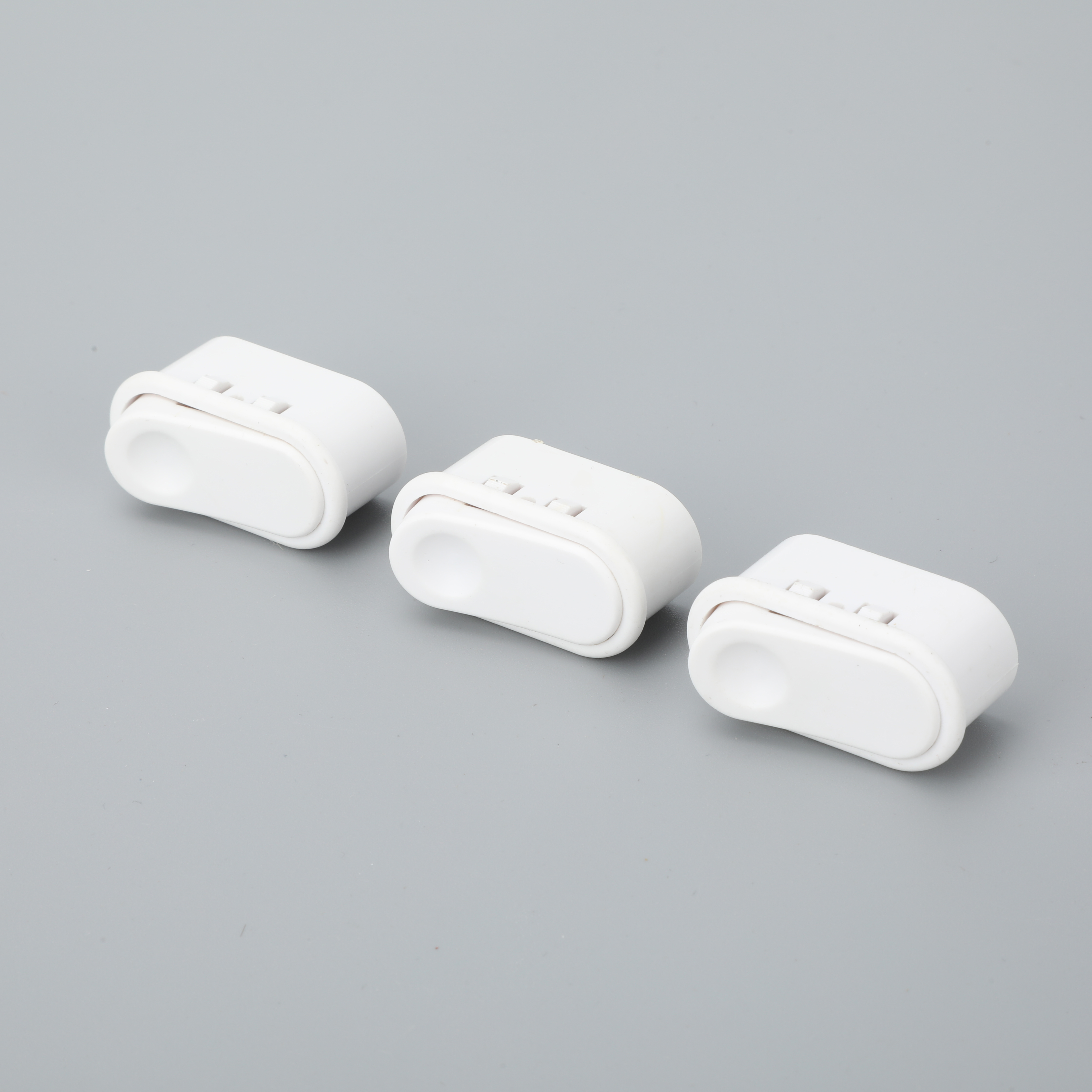 Hot Selling ABILKEEN Oval Shape No Illuminated ON-OFF Red Button Miniature Rocker Switch with 2 Pin Solder Terminal