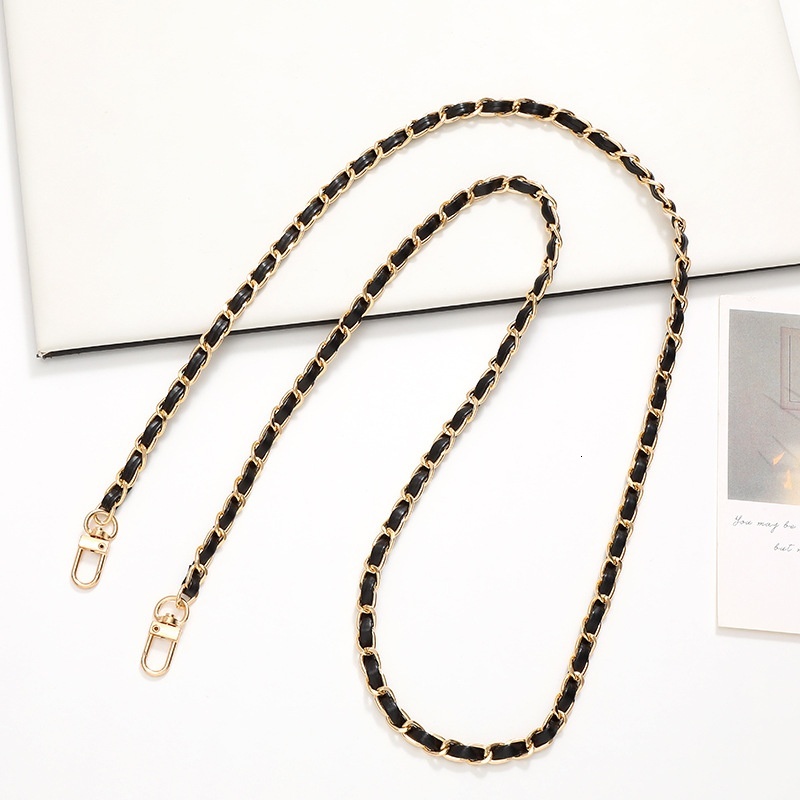 Bag crossbody leather chain, summer bag accessories, DIY shoulder strap, hanging rope, small fragrant wind mobile phone chain