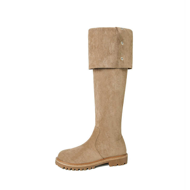 Knee Over Martin Boots Look Slimmer Long Fashion Boots For Women Autumn Winter Thick Soled Long Boots For Women High Knight Boots 240826