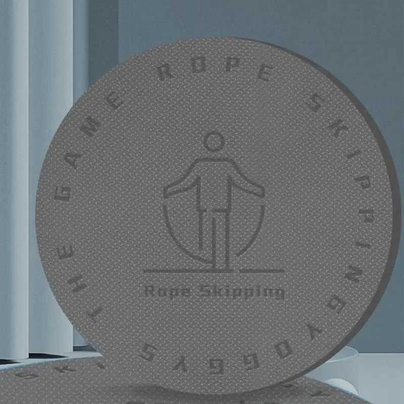 Anti slip mat skipping rope mat yoga mat 6MM/8MM home gym floor shock-absorbing fitness mat for indoor and outdoor floor skipping rope W240906