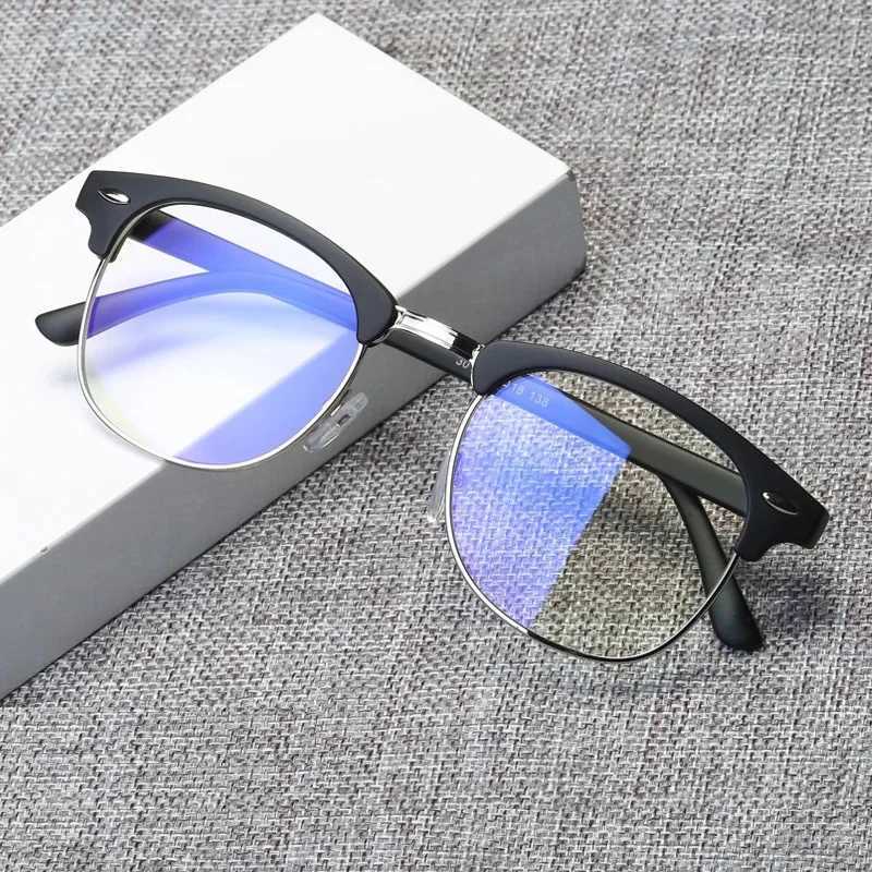 Half frame Myopia glasses computer goggles complete business low beam glasses diode 0-1.0-1.5-2.5-3.0 to -6.0 W240906