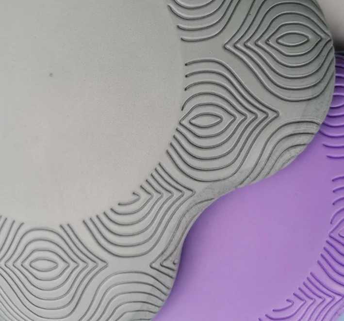 One Pilates knee pad hands anti slip solid color protective pad yoga pad flexible knee pad soft TPE foam pad W240906